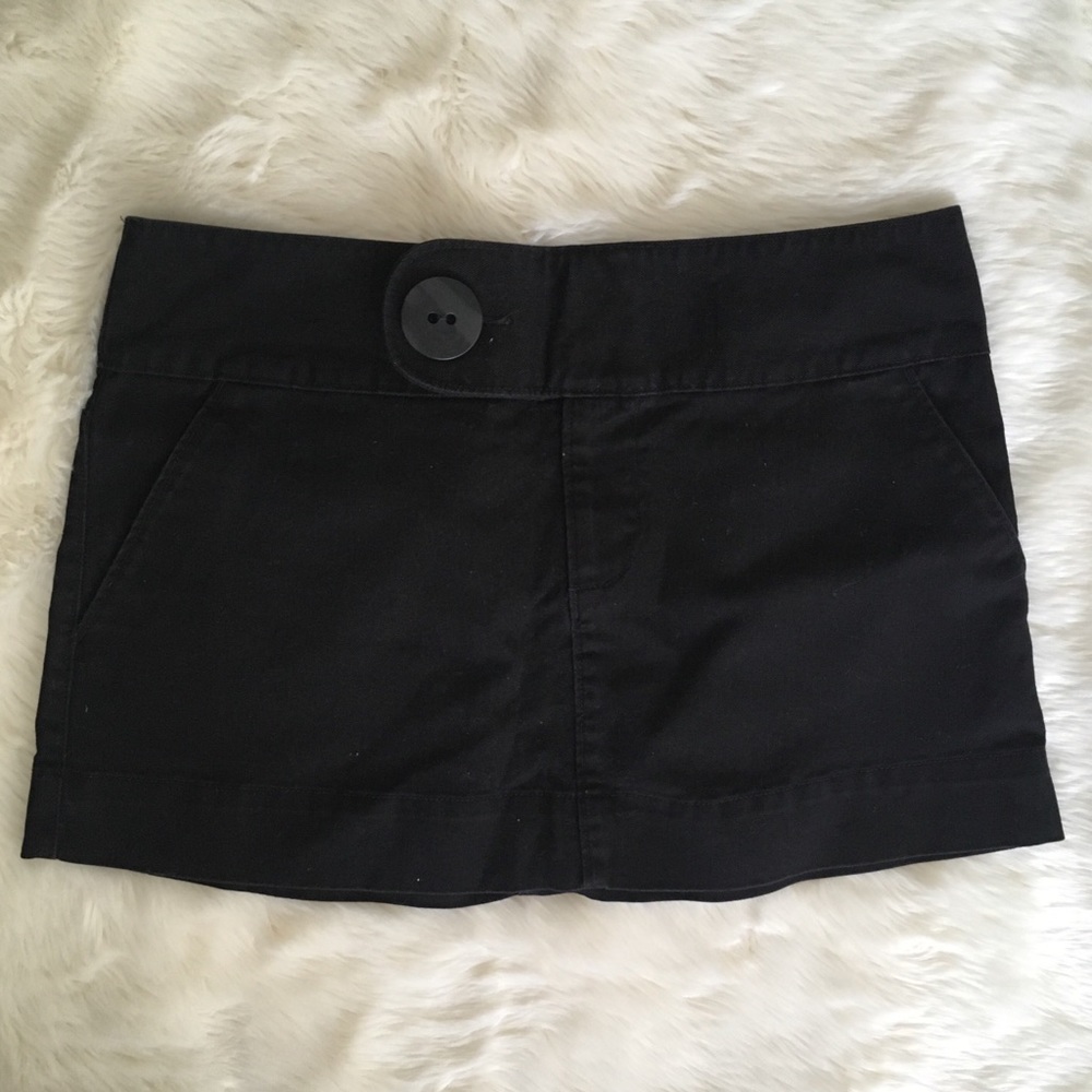 Free People Jean Mini Skirt
